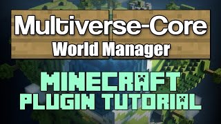 MultiverseCore Plugin Tutorial Minecraft [upl. by Larok]