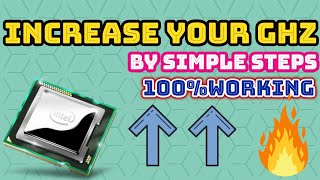 How To Increase Your GHz by Simple Steps 100working [upl. by Retsof30]