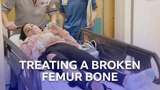 A Broken Femur  The Childrens Hospital  BBC Scotland [upl. by Yoccm367]