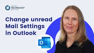 How to change unread mail settings in Microsoft Outlook [upl. by Inavoig]