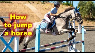 How to Jump a Horse Beginners [upl. by Amer]