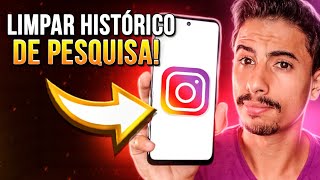 Como LIMPAR HISTÓRICO DE PESQUISA do INSTAGRAM [upl. by Brear683]