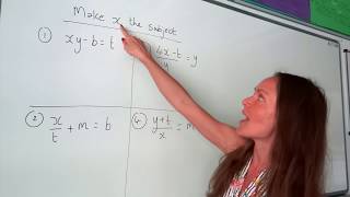 The Maths Prof Changing Subject of Formula [upl. by Thoma]