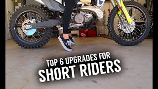 TOP 6 Upgrades for Short Riders  Enduro Edition [upl. by Ganny]