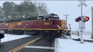 DCR 2503 in the snow [upl. by Ellerrehc]