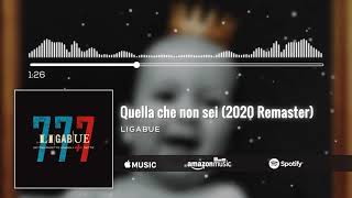 Ligabue  Quella che non sei 2020 Remaster Official Visual Art Video [upl. by Hannahc]