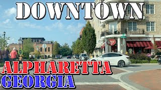 Alpharetta  Georgia  4K Downtown Drive [upl. by Deanne532]