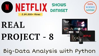 Project  8  Data Analysis with Python  DataScience  Netflix Dataset [upl. by Leitao]