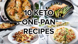 10 Keto OnePan Recipes with Easy Cleanup [upl. by Orrocos223]