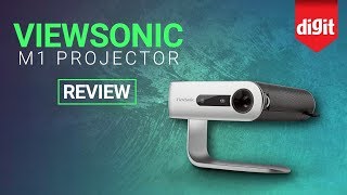 Viewsonic M1 Projector Review Packing quite the audio punch  Digitin [upl. by Yrac]