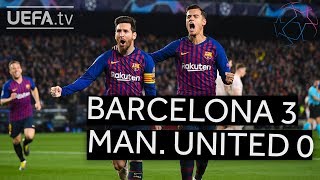 BARCELONA 30 MAN UNITED UCL HIGHLIGHTS [upl. by Leahpar]