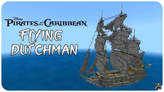 Minecraft Tutorial How to Make an Pirate Ship Flying Dutchman Minecraft Pirate Ship Tutorial [upl. by Pen451]