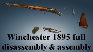 Winchester 1895 full disassembly amp assembly [upl. by Jozef]