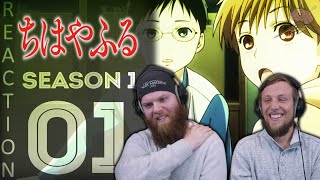 SOS Bros React  Chihayafuru Season 1 Episode 1  Now the Flower Blooms [upl. by Ayatnohs]