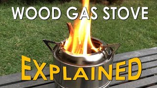 Portable Wood Gasifier Stove Explained [upl. by Ahselat]