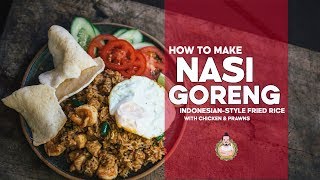 Nasi Goreng  Indonesian Fried Rice  Fried Rice Friday 3 [upl. by Rosalinda]