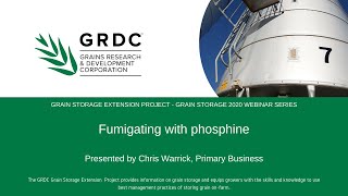 Grain Storage – Fumigating with phosphine [upl. by Kwang]