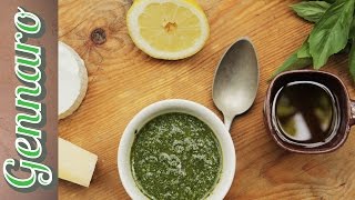 Traditional Basil Pesto  Gennaro Contaldo [upl. by Leslee41]