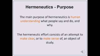 Hermeneutics  Data Analysis Approch in Qualitative Research [upl. by Anitnemelc]