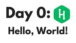 HackerRank Day 0 Hello World  Python [upl. by Ruprecht]