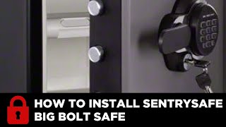 How to Install a SentrySafe Big Bolt Safe with Robert Siciliano [upl. by Celin]