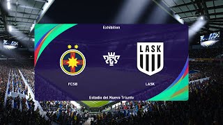 FCSB vs LASK 29082024 UEFA Europa League PES 2021 [upl. by Blisse]