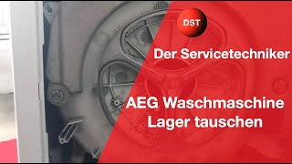 Lagerwechsel einer AEG Waschmaschine [upl. by Nomyt]