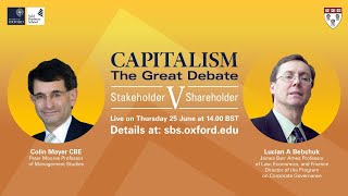 Capitalism The Great Debate  Stakeholder v Shareholder [upl. by Feldt467]