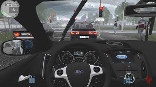 City Car Driving  Ford Focus ST MK3  Rainy Drive [upl. by Shakespeare495]