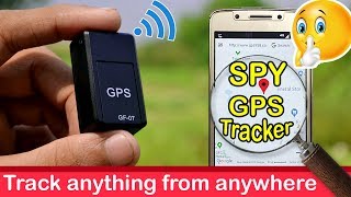 Spy GPS tracker GF07 unboxing review [upl. by Enyleve]