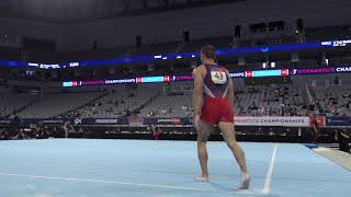 Sam Mikulak  Floor Exercise  2021 US Gymnastics Championships  Senior Men Day 1 [upl. by Aicenaj]