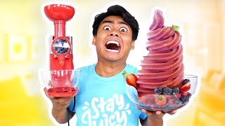 SPIN TO MAKE INSTANT FROZEN YOGURT [upl. by Ennovihs]