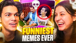 Funniest meme review ever  DANK memes  funny meme review with Kanika😂 [upl. by Htiffirg]