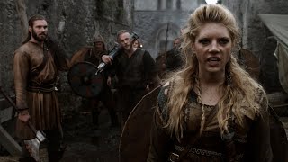 Vikings  Ragnar raids a small Village amp Church  Lagertha kills Knut 1x4 Full HD [upl. by Aztin]