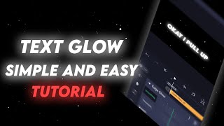 How To Add Deep Text Glow Effect In Alight Motion  Beginners Tutorial [upl. by Anderson89]