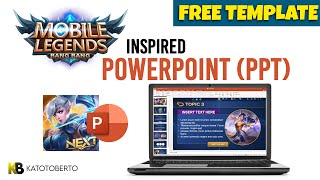 MOBILE LEGENDS inspired PowerPoint Presentation PPT Tutorial  FREE Template [upl. by Aleehs]