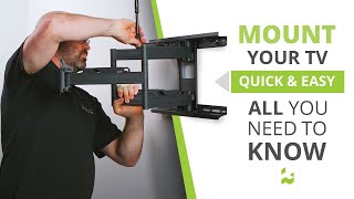 How to Wall Mount a TV Safely Beginners Guide  Kanto Solutions [upl. by Itsirhc]