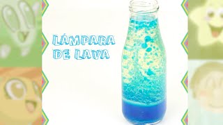 ¿Cómo hacer una lámpara de lava Experimentos caseros LA MEJOR [upl. by Jess]