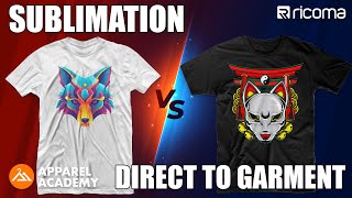 SUBLIMATION Vs DTG Which One Is Better [upl. by Alanah]