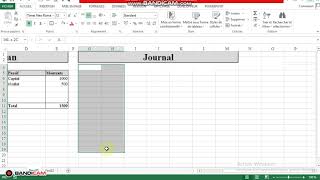 Excel comment créer un logiciel de la comptabilité N°2 [upl. by Orrocos]