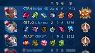 This is My Hardest Chou Gameplay Ever in this Season  iNSECTiON  MLBB [upl. by Nauqad308]