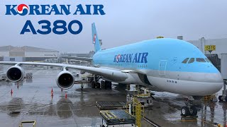 🇺🇸 Los Angeles LAX to Seoul ICN 🇰🇷 Korean Air Airbus A380  FULL FLIGHT REPORT Polar route [upl. by Trenton]