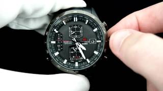 Edifice Casio Atomic Worldtimer Chronograph EQWA1110DC [upl. by Merle]