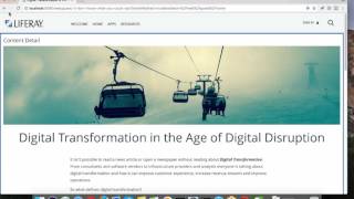 Video 1 Introduction to Liferay DXP and the Demo [upl. by Minoru]