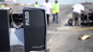 Accident reconstruction with FARO Focus 3D X Laser Scanner [upl. by Eadahs]