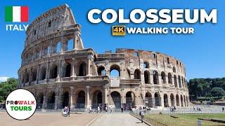 Colosseum Walking Tour  4K  Rome Italy [upl. by Ita]