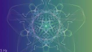 5 Hz  Theta  Pure Binaural Frequency [upl. by Nerek]