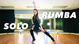 Girls Rumba Solo Latin Dance Intermediate Level Routine  Dafna Choreography  StyleMe [upl. by Cordalia748]