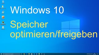 Windows 10  Speicher optimieren freigeben [upl. by Atteirneh]