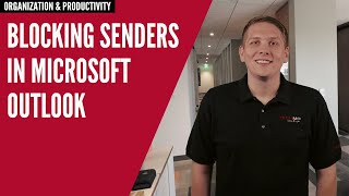 How to Block Senders in Outlook  Stop Junk Email Fast [upl. by Glynn]